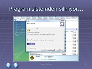 Program sistemden siliniyor… 