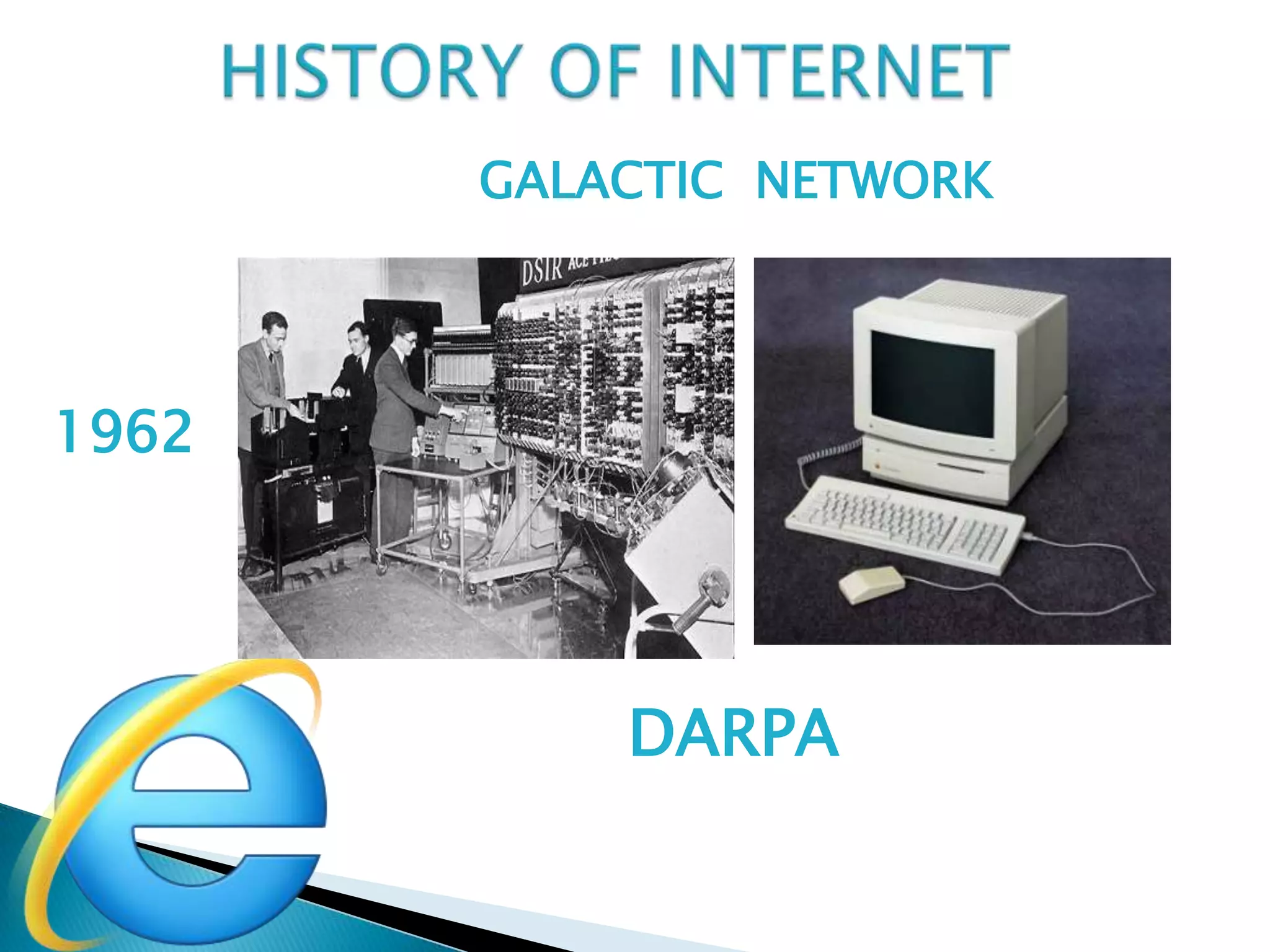 GALACTIC NETWORK




1962




           DARPA
 