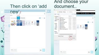 And choose your
document..Then click on ‘add
new’.
 