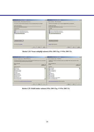 Resim 1.24: Nesne sahipliği sekmesi (Win 2003 Eng  Win 2003 Tr)




Resim 1.25: Etkili izinler sekmesi (Win 2003 Eng  Win 2003 Tr)))))




                                18
 