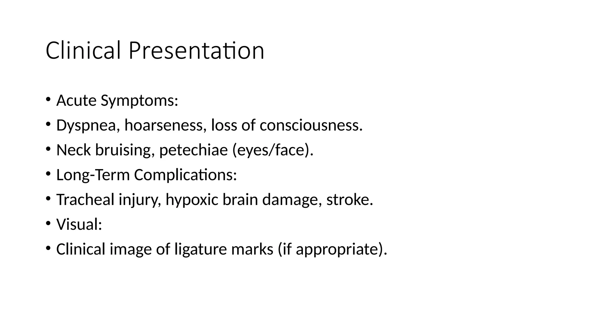 Strangulation: Mechanisms, Clinical Findings, and Forensic Significance ...