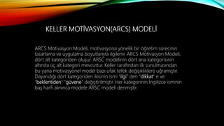 ÖĞRETİM TASARIMI MODELLERİ