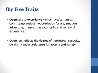 Personality and Stress | PPTX