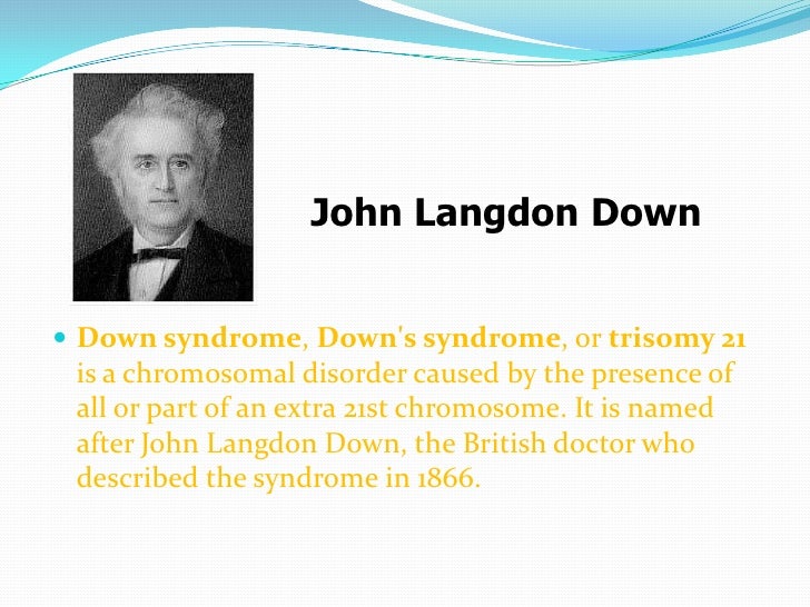 down syndrome