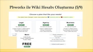 Pbworks ile Wiki Hesabı Oluşturma (5/9)
 