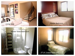 Living Area                                                           Master Bedroom
                                      vsng0415@yahoo.com                                            vsng0415@yahoo.com




                                                           vsng0415@yahoo.com
                           Master Toilet/Bathroom
vsng0415@yahoo.com




                                                                                2nd of 2 more bedrooms
 