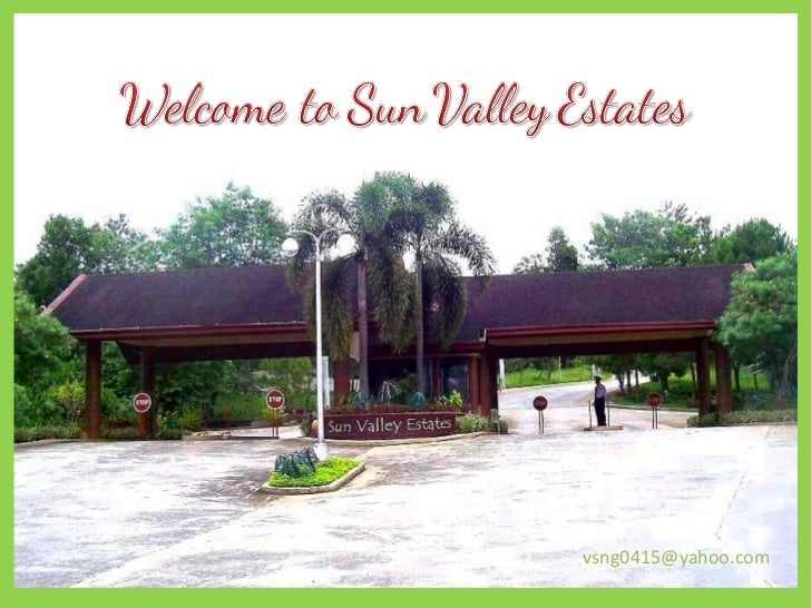 SUN VALLEY ESTATES, ANTIPOLO
