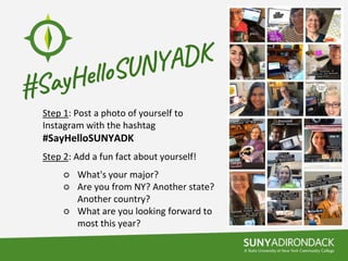 Suny adk welcome module1(1) PPT Suny adk welcome module1(1) PPT