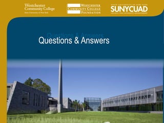 Public attention in Westchester focused on needs of     rapidly increasing immigrant population, and needs     of employersHitachi Foundation awarded WCC a $200,000 grant   to study this topic in December 1999