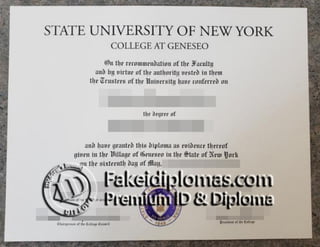 SUNY Geneseo degree