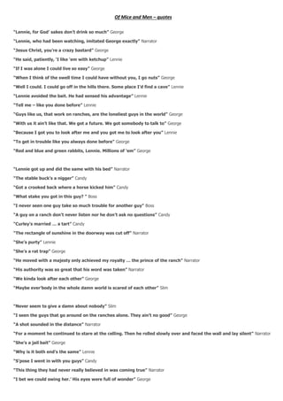 Of Mice And Men Quotes With Page Numbers Omam Quotes Of Mice And Men Quotes With Page Numbers Omam Quotes