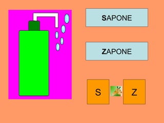 SAPONE
ZAPONE
S Z
 