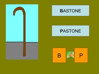 BASTONE
PASTONE
B P
 
