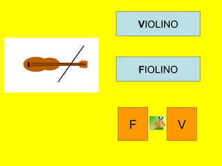 VIOLINO
FIOLINO
F V
 
