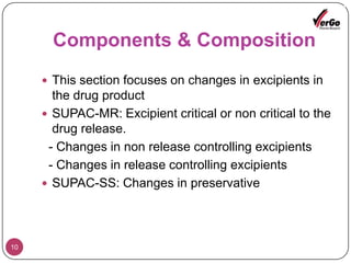 Application / Compendial Tests