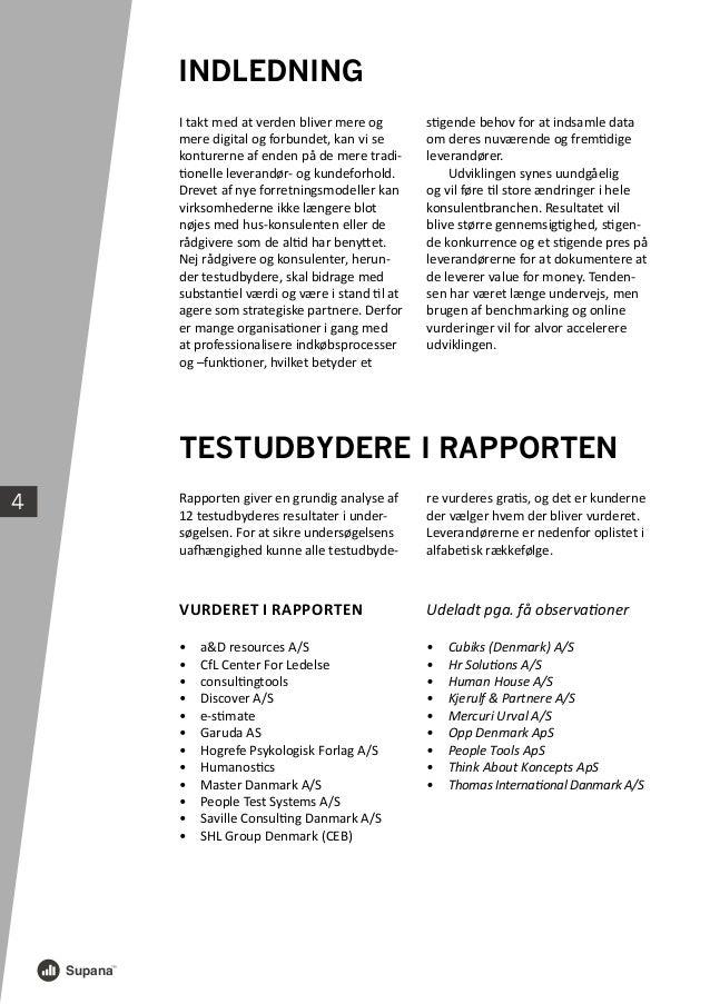 Best Danish Test & Tool Providers 2015