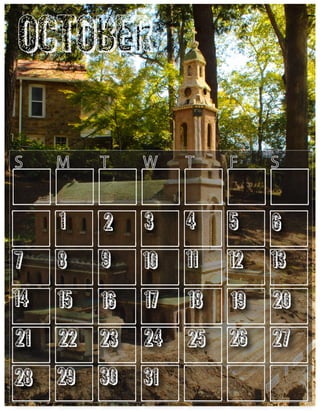 October
S

M

T

W

T

F

S

1

2

3

4

5

6

7

8

9

10

11

12

13

14

15

16

17

18

19

20

21

22

23

24

25

26

27

28

29

30

31

 