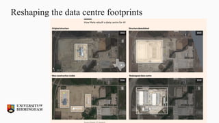 Reshaping the data centre footprints
 
