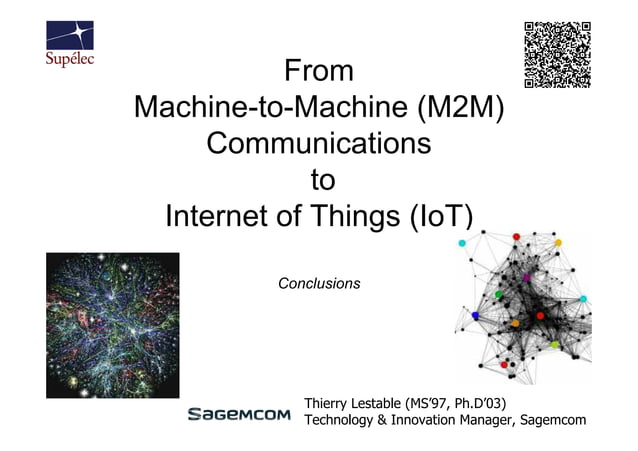 Supelec M2M, IoT - course - conclusions - 2012 | PPT