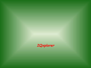 Supercomputer Performance Characterization Presented By: IQxplorer 