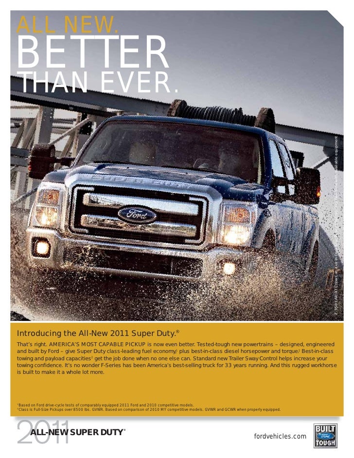 2011 Ford Super Duty brochure