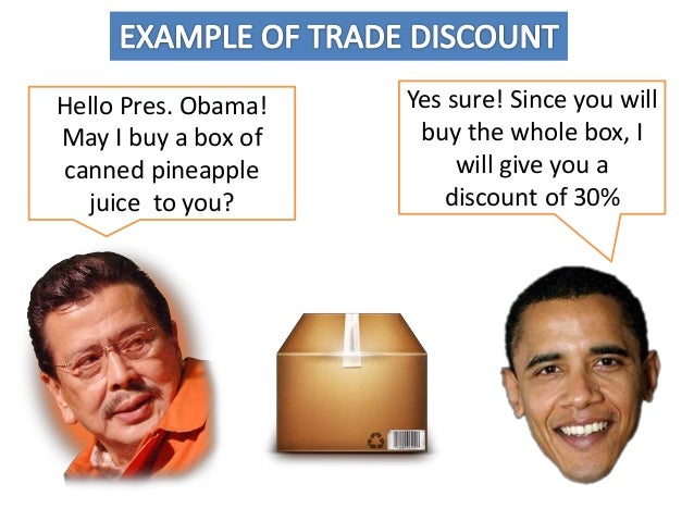 Cash Discount And Trade Discount