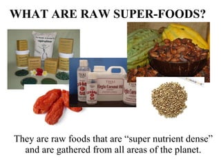 Super Rations Super Foods - Smoothie, Juice, Dip | PPT