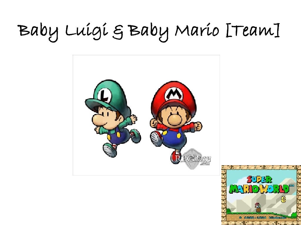 Baby Luigi Baby Mario