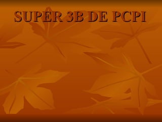 SUPER 3B DE PCPI
 