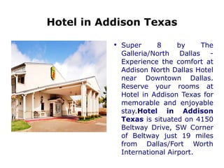 Hotel in Addison Texas ,[object Object]
