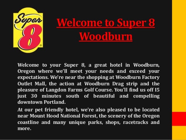 Woodburn Oregon Hotel Super Hotels near Woodburn Factory Outlet M   