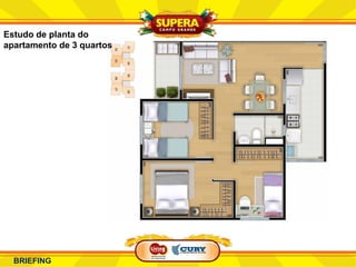 Estudo de planta do
apartamento de 3 quartos




  BRIEFING
 