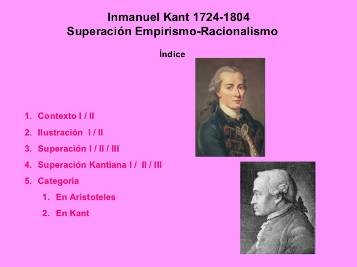 Como Kant Propõe Resolver O Impasse Entre Racionalismo E Empirismo