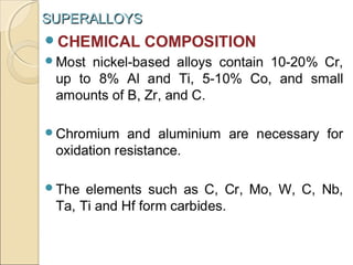 Superalloys