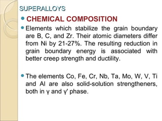 Superalloys