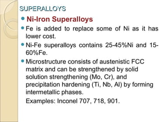 Superalloys