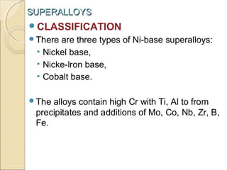 Superalloys
