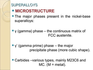 Superalloys