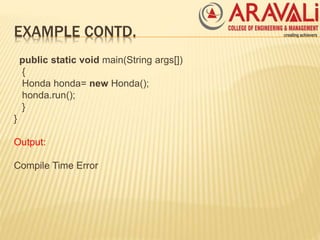 Super and final in java | PPT