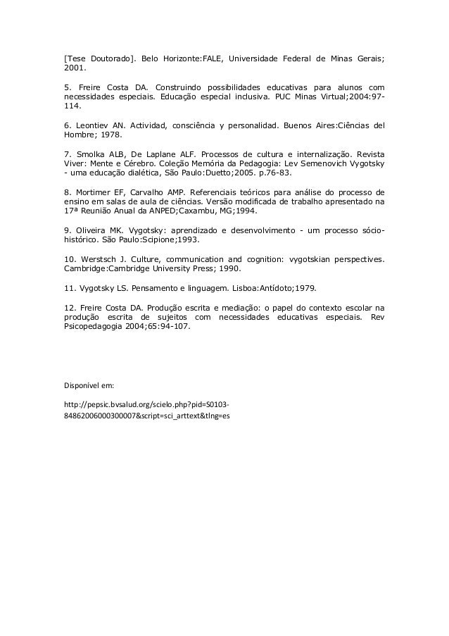vygotsky ea educação especial