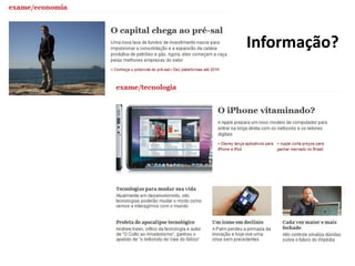 Informação?
 