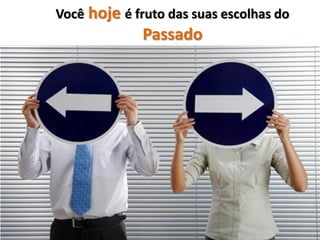 Você hoje é fruto das suas escolhas do
              Passado
 