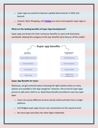 Super App Development - Bringing Various Services to One Roof. | PDF
