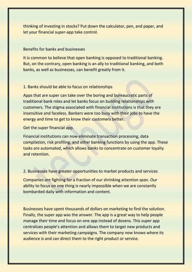 Super Apps in Banking: A Massive Revolution! | PDF