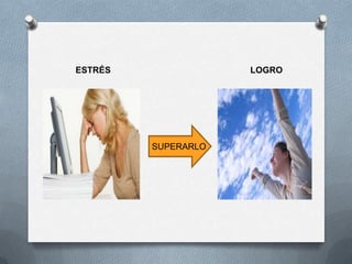 ESTRÉS
SUPERARLO
LOGRO
 