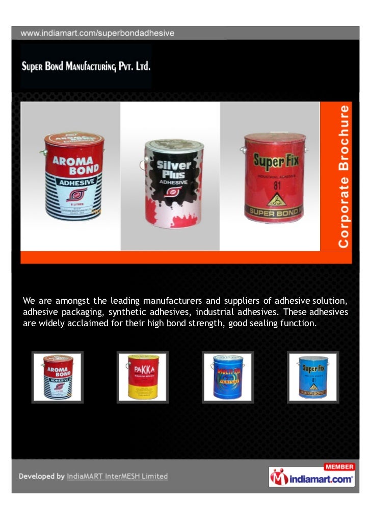 Super Bond Manufacturing Private Limited, Kolkata, Rubber Solution