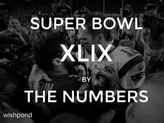 SUPER BOWL
XLIX
BY
THE NUMBERS
wishpond
 