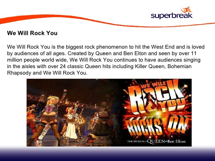 Superbreak Top 5 London Shows