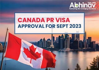 Superb September Month for Abhinav Clients - 8 Canada PR Visa Approved!