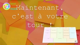 Maintenant,
c’est à votre
tour !
Social
Business
Models
 